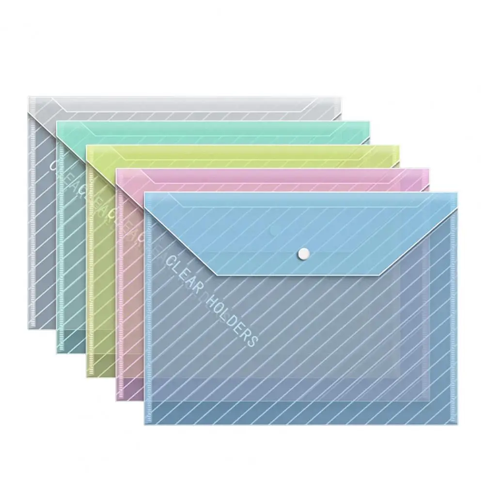 High-quality File Organizers 10 Pcs Plastic Envelope File Folder Set for A4 Documents Office Travel Organizer Kit for Students
High-quality File Organizers 10 Pcs Plastic Envelope File Folder Set for A4 Documents Office Travel Organizer Kit for Students