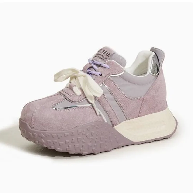 8cm Suede Cow Genuine Leather Spring Combat Chunky Sneakers Flats Booties 2026 Autumn Ankle Booties Women Platform Wedge Shoes
8cm Suede Cow Genuine Leather Spring Combat Chunky Sneakers Flats Booties 2026 Autumn Ankle Booties Women Platform Wedge Shoes