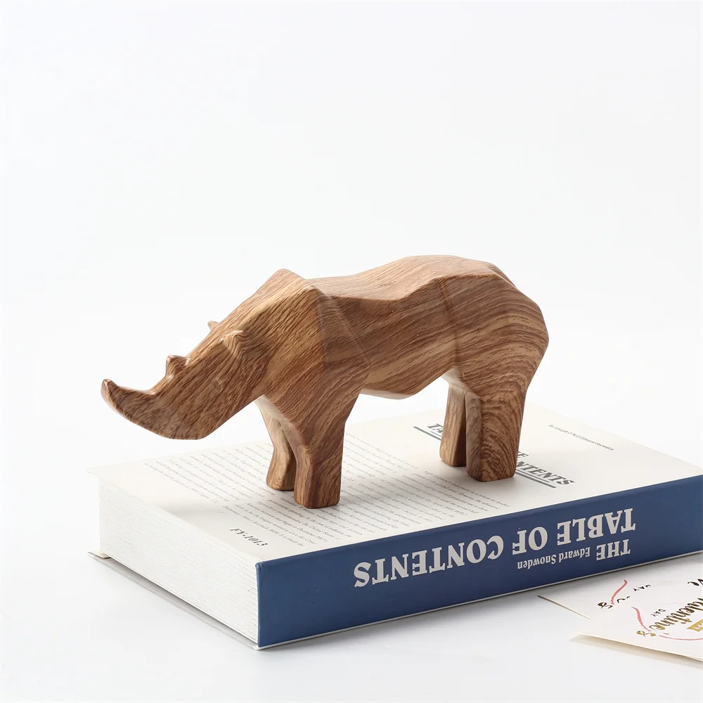 Home Decor Interior Modern Table Living Room Handmade Animal Geometric Decoration Ornament Rhino Creative Home Decoration
Home Decor Interior Modern Table Living Room Handmade Animal Geometric Decoration Ornament Rhino Creative Home Decoration
