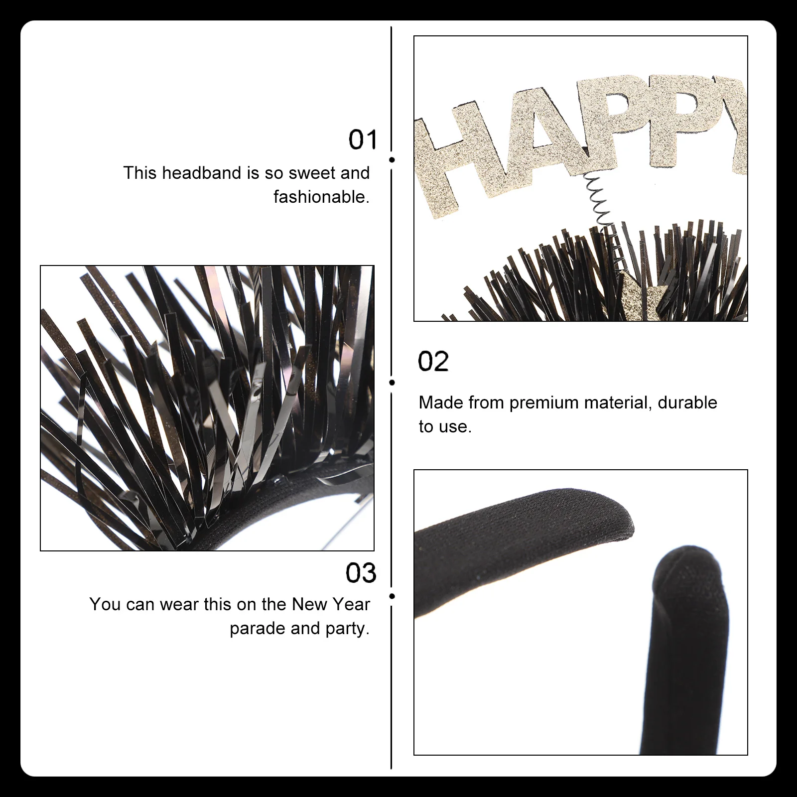 1pc 2023 New Year Headdress Premium Glitter Sequin Hairband Party Headband For Adults Kids Festival Costume Accessory Graduation
1pc 2023 New Year Headdress Premium Glitter Sequin Hairband Party Headband For Adults Kids Festival Costume Accessory Graduation