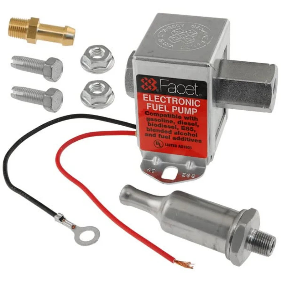 Комплект топливного насоса Facet FEP288SV 12 В с 1/8 NPT 3-4,5 фунта на квадратный дюйм для автомобильных применений, черный, высокая эффективность и долговечность
Комплект топливного насоса Facet FEP288SV 12 В с 1/8 NPT 3-4,5 фунта на квадратный дюйм для автомобильных применений, черный, высокая эффективность и долговечность