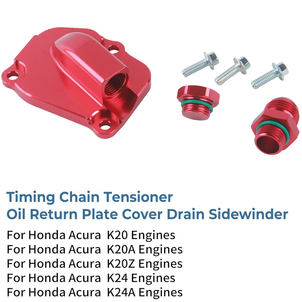 For Honda K20 K24 Oil Return Chain Tensioner Cover Plate Turbo Drain Sidewinder
For Honda K20 K24 Oil Return Chain Tensioner Cover Plate Turbo Drain Sidewinder
