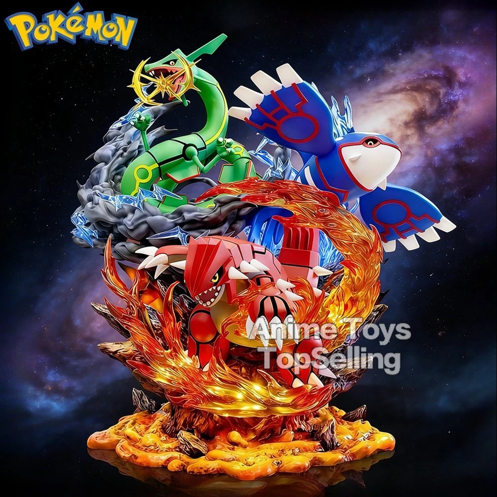 Фигурки аниме-персонажей Покемонов Граудона, Кёгре, Рейкуаза, 35 см/13,78 дюйма, коллекционные модели из ПВХ, игрушки для детей, подарки
Фигурки аниме-персонажей Покемонов Граудона, Кёгре, Рейкуаза, 35 см/13,78 дюйма, коллекционные модели из ПВХ, игрушки для детей, подарки