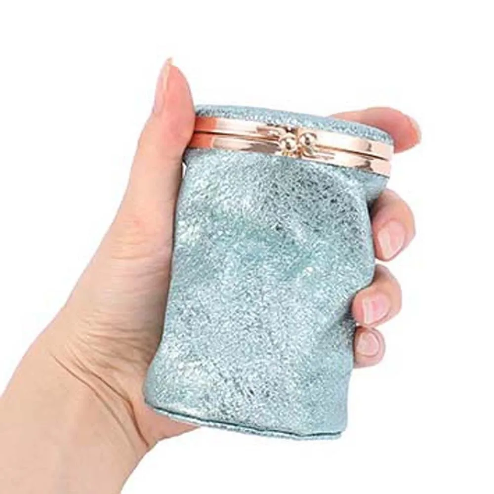 Portable Kiss Lock Coin Purse Exquisite with Mirror Leather Jewelry Bag Wallet Anti-splash Water Small Item Bag Ring
Portable Kiss Lock Coin Purse Exquisite with Mirror Leather Jewelry Bag Wallet Anti-splash Water Small Item Bag Ring