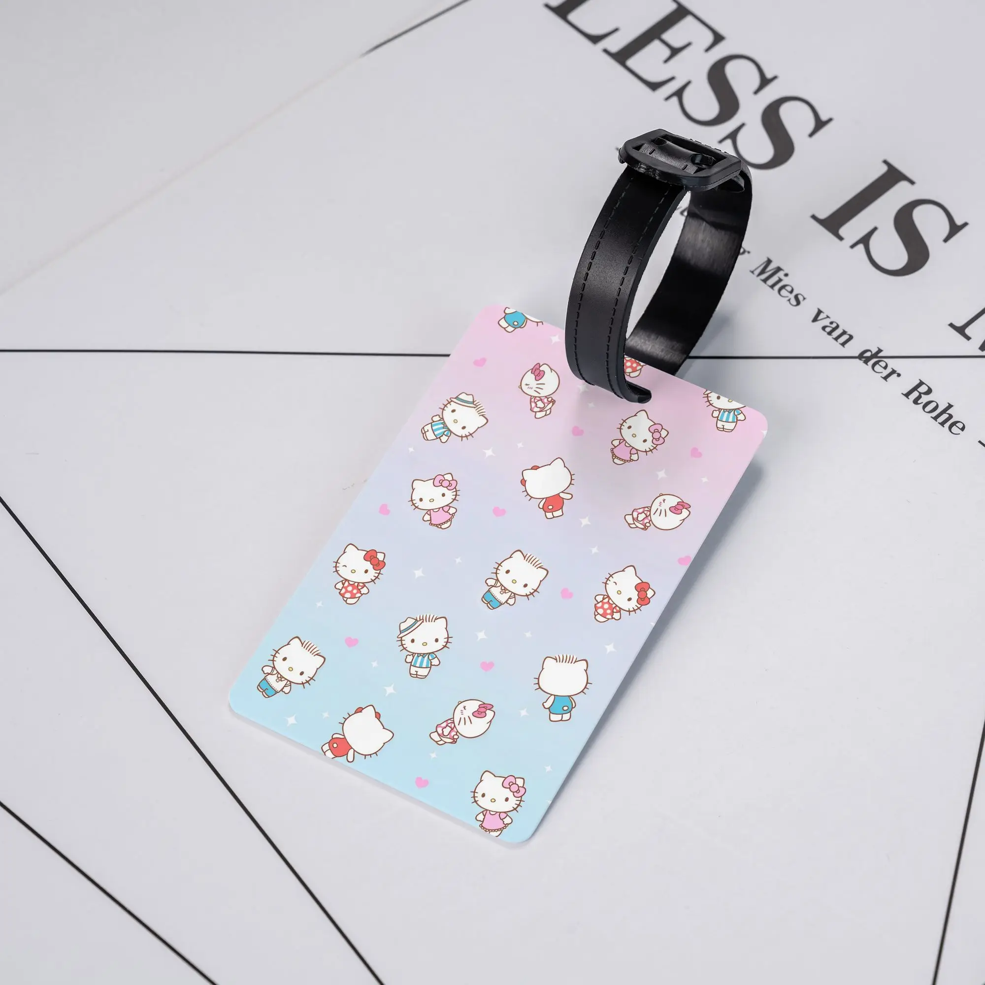 Luggage Tags Cartoon Hello Kitty Gel Cute Cat Label Name ID Address Luggage Bag Case Tags for Women Aircraft Luggage Tag Gifts
Luggage Tags Cartoon Hello Kitty Gel Cute Cat Label Name ID Address Luggage Bag Case Tags for Women Aircraft Luggage Tag Gifts