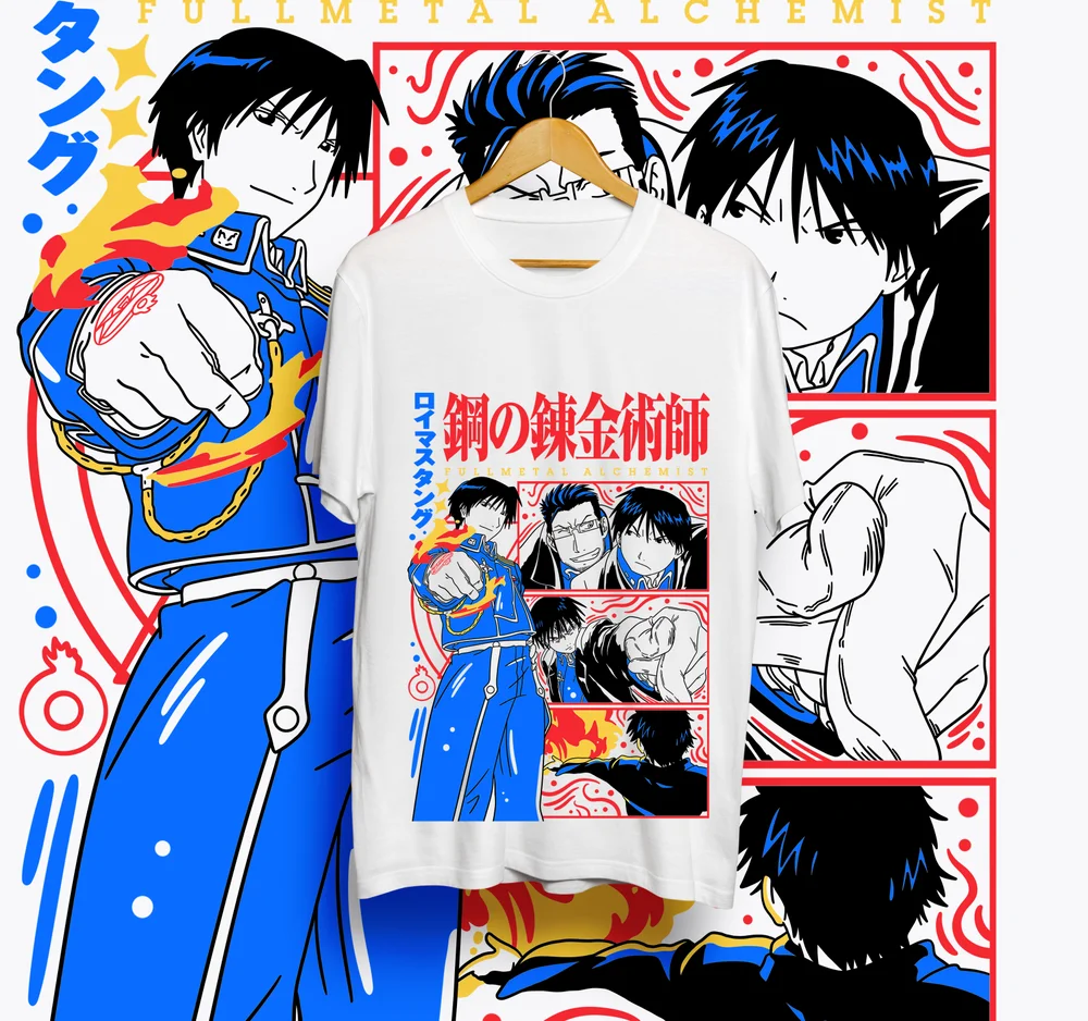 Fullmetal Alchemist T-Shirt Roy Mustang Lust FMA Anime Girl Gifts Shirt All Size
Fullmetal Alchemist T-Shirt Roy Mustang Lust FMA Anime Girl Gifts Shirt All Size