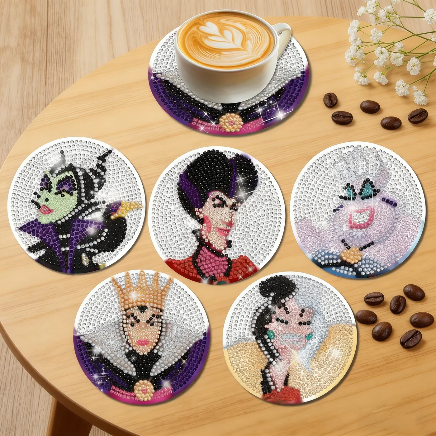 Alice in Wonderland Series Princess DIY Diamond Painting Coasters with Holder Cartoon Character Souvenirs New Arrival 2026
Alice in Wonderland Series Princess DIY Diamond Painting Coasters with Holder Cartoon Character Souvenirs New Arrival 2026