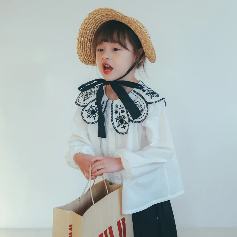 deer jonmi 2023 Spring New Korean Style Baby Girls Embroidery Shirts Petal Collar Long Sleeve Toddlers Kids Chic White Blouses
deer jonmi 2023 Spring New Korean Style Baby Girls Embroidery Shirts Petal Collar Long Sleeve Toddlers Kids Chic White Blouses