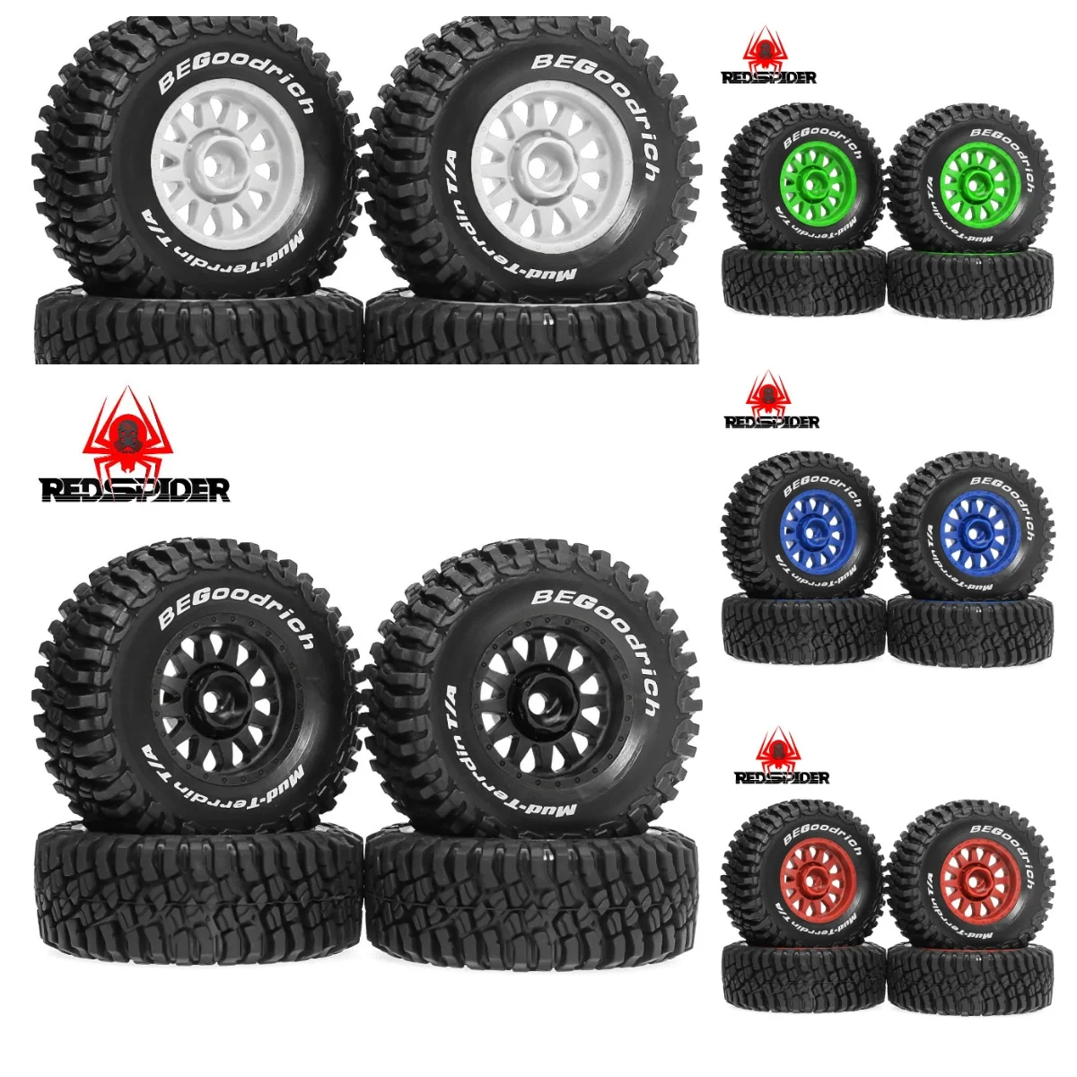 4pcs 70mm Rubber Wheel Rim Tyres for 1/14 MJX Hyper Go 14301-14304 14211 & 1/16 JJRC Q130 RC Car Upgrade Tire Tyre Set
4pcs 70mm Rubber Wheel Rim Tyres for 1/14 MJX Hyper Go 14301-14304 14211 & 1/16 JJRC Q130 RC Car Upgrade Tire Tyre Set