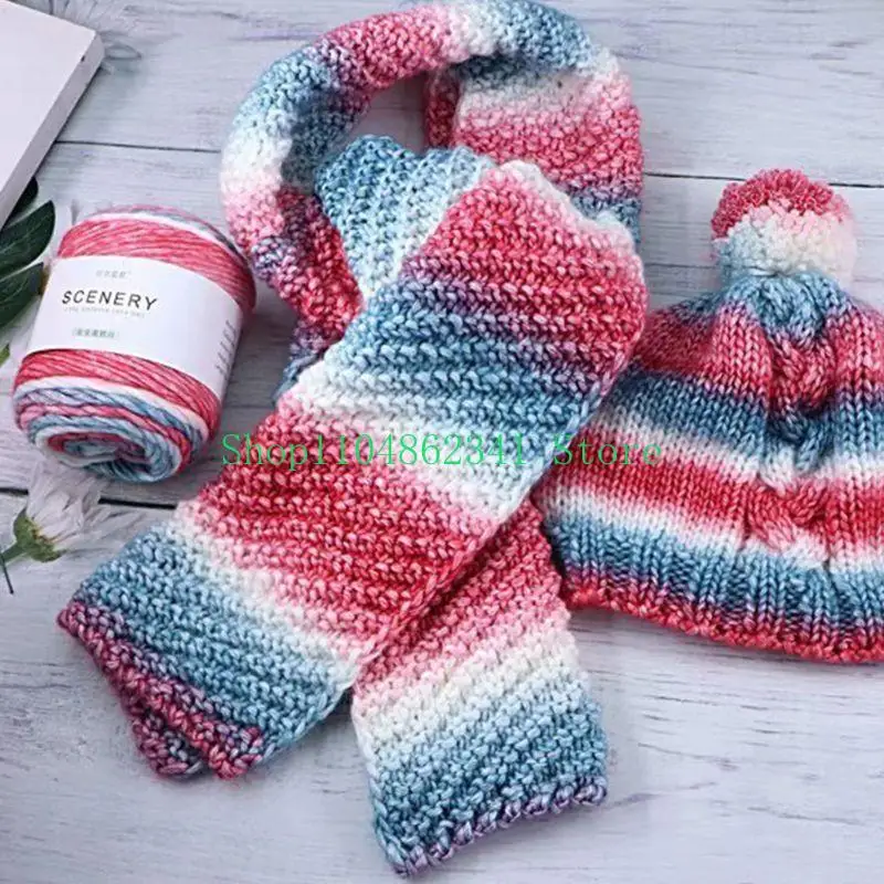 5asd 100g Hand Knitting Cake Yarn Gradient Ombre Colorful Crochet Woven DIY Thread
5asd 100g Hand Knitting Cake Yarn Gradient Ombre Colorful Crochet Woven DIY Thread