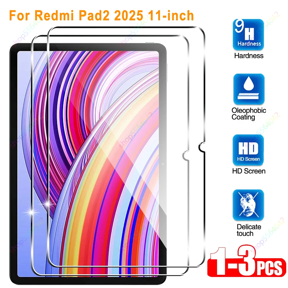 1-3 Packs Screen Protector Tempered Glass For Redmi Pad 2 2025 11 inch HD Clear Anti Scratch Tablet Film for Xiaomi Redmi Pad 2
1-3 Packs Screen Protector Tempered Glass For Redmi Pad 2 2025 11 inch HD Clear Anti Scratch Tablet Film for Xiaomi Redmi Pad 2