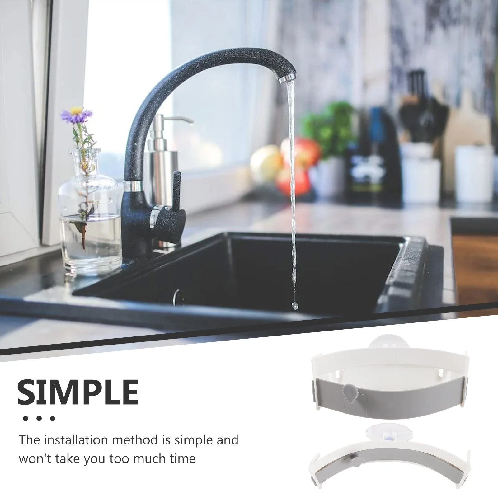 2pcs Garbage Rack for Sink Kitchen Plastic Portable with 3 Suction Cups Adjustable Middle Cup Fits Various Arcs Strong Adhesion
2pcs Garbage Rack for Sink Kitchen Plastic Portable with 3 Suction Cups Adjustable Middle Cup Fits Various Arcs Strong Adhesion