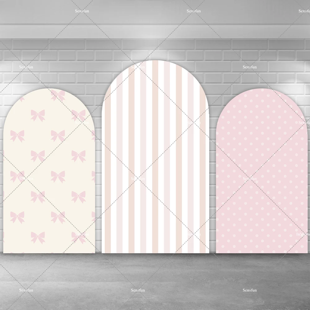 Soft Yellow Pink Bow Tie Striped Polka Dots Arch Backdrop Cover Kids Baby Shower 1st Birthday Party Background Decoration
Soft Yellow Pink Bow Tie Striped Polka Dots Arch Backdrop Cover Kids Baby Shower 1st Birthday Party Background Decoration
