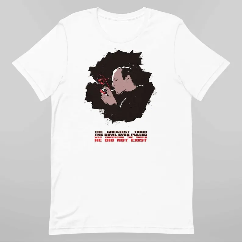 Usual Suspects Unisex Movie T-Shirt with Quote 
Usual Suspects Unisex Movie T-Shirt with Quote