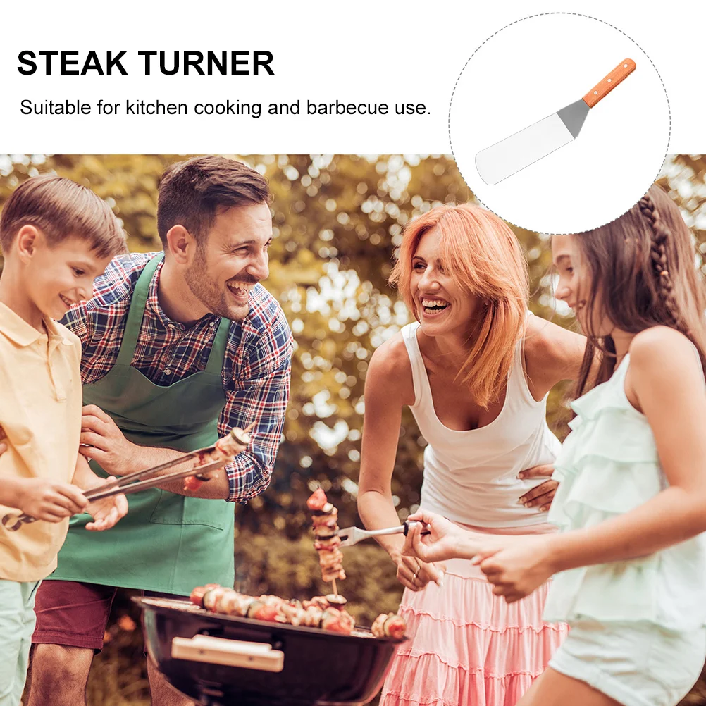 Stainless Steel H Steak Turner BBQ Turner Steak Fish Slotted Pan Cake Pizza Tart Slotted Spatula Kitchen Tools Gifts
Stainless Steel H Steak Turner BBQ Turner Steak Fish Slotted Pan Cake Pizza Tart Slotted Spatula Kitchen Tools Gifts