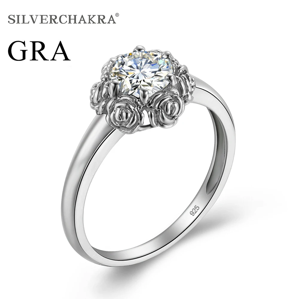 14K White Gold Color Rose Flower Rings Moissanite Diamond Band Ring for Woman Sterling Silver Original Certified Fine Jewelry
14K White Gold Color Rose Flower Rings Moissanite Diamond Band Ring for Woman Sterling Silver Original Certified Fine Jewelry