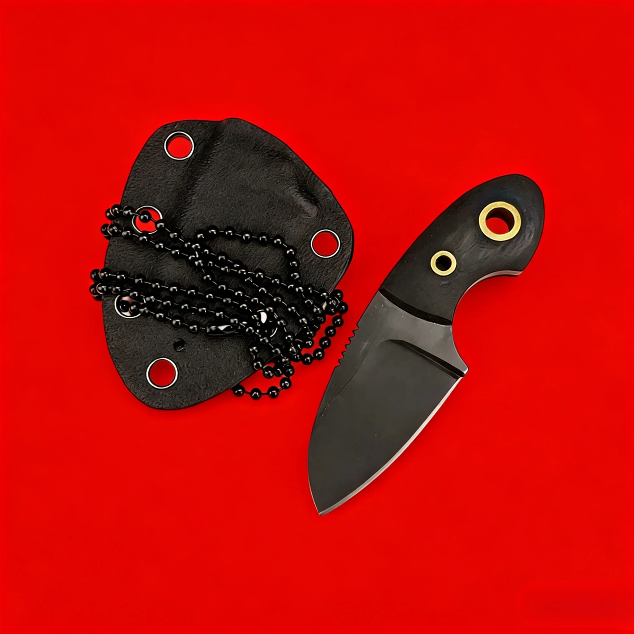Compact Mini Fixed Blade EDC Knife, 8Cr13MoV Steel, Ergonomic G10 Handle, Neck Knives Ideal for Camping, Fishing & Daily Carry
Compact Mini Fixed Blade EDC Knife, 8Cr13MoV Steel, Ergonomic G10 Handle, Neck Knives Ideal for Camping, Fishing & Daily Carry