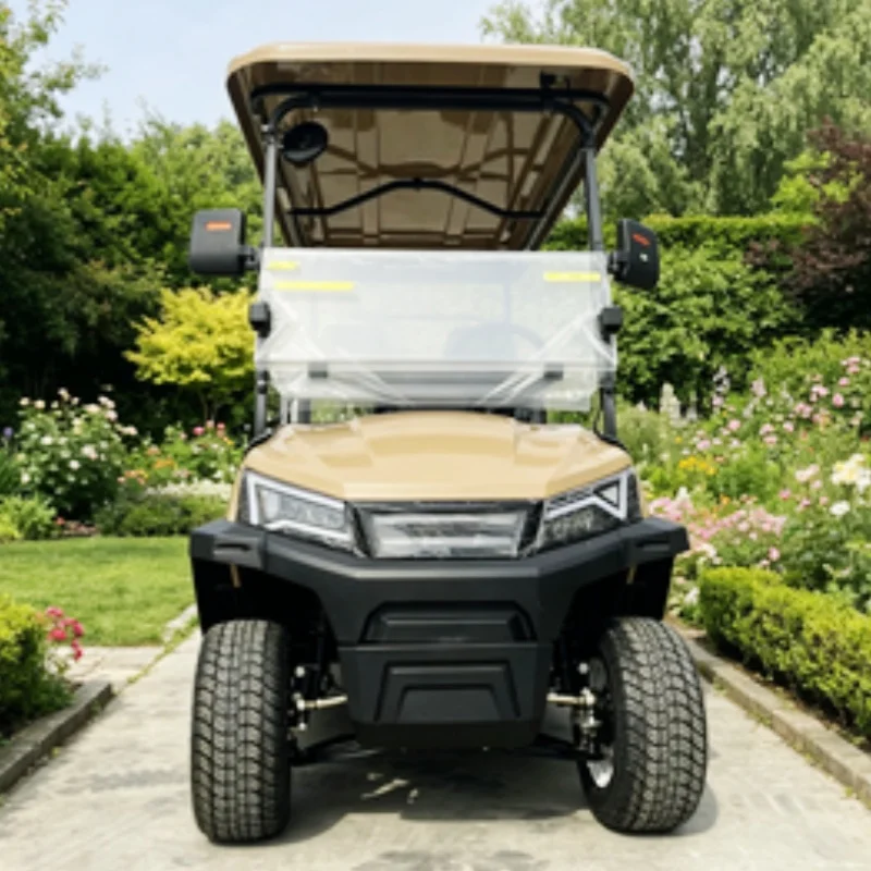 High-Quality Electric Golf Cart New Energy 60/72V For Courses And Clubs Green-Black Seat With Headrest Road Tire Foot Pedal
High-Quality Electric Golf Cart New Energy 60/72V For Courses And Clubs Green-Black Seat With Headrest Road Tire Foot Pedal