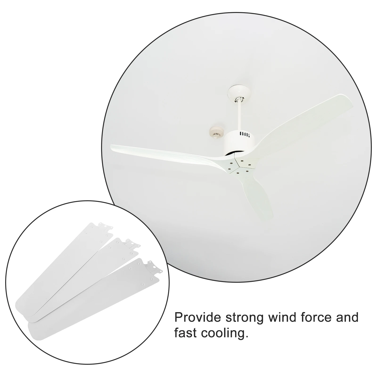 3pcs 48 Inch Ceiling Fan Blades Replacement Parts Downrod Extension Accessories Black Iron Fan Leaves For Home Office 
3pcs 48 Inch Ceiling Fan Blades Replacement Parts Downrod Extension Accessories Black Iron Fan Leaves For Home Office