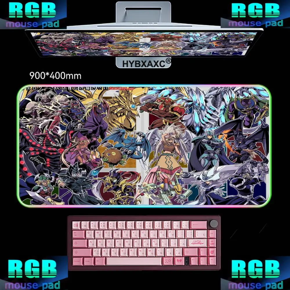 RGB Large Mousepad YuGiOh Dark Magician Girl Mouse Pad LED Gamer Playmat Non-slip Mat Office Desk Mat Computer Accessories Mats
RGB Large Mousepad YuGiOh Dark Magician Girl Mouse Pad LED Gamer Playmat Non-slip Mat Office Desk Mat Computer Accessories Mats