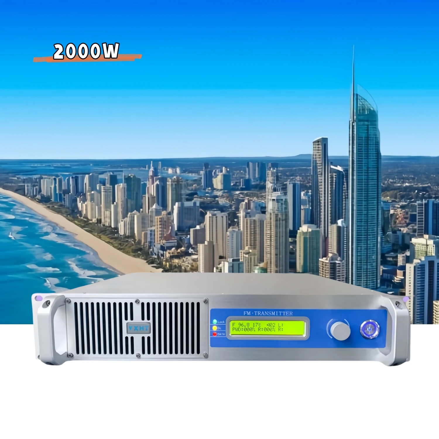 YXHT-1, 2000W (2KW) Professional Stereo FM Transmitter - Ideal for Schools, Churches & Radio Stations
YXHT-1, 2000W (2KW) Professional Stereo FM Transmitter - Ideal for Schools, Churches & Radio Stations