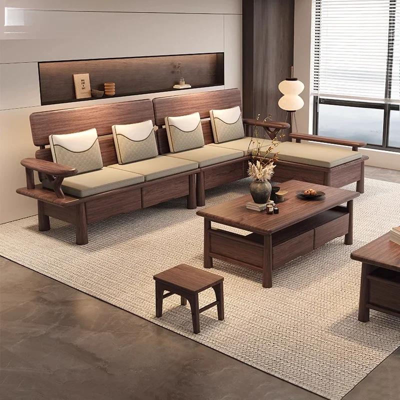 New Chinese-style solid wood sofa, modern simple living room 2025 new size apartment storage winter and summer dual-use
New Chinese-style solid wood sofa, modern simple living room 2025 new size apartment storage winter and summer dual-use