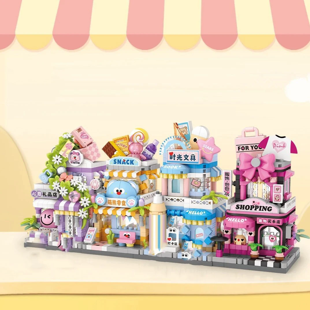 iDEA Micro Diamond Block City Street View Architecture Nanobricks Gift Snack Select Shop Stationery Store Building Brick Toy
iDEA Micro Diamond Block City Street View Architecture Nanobricks Gift Snack Select Shop Stationery Store Building Brick Toy