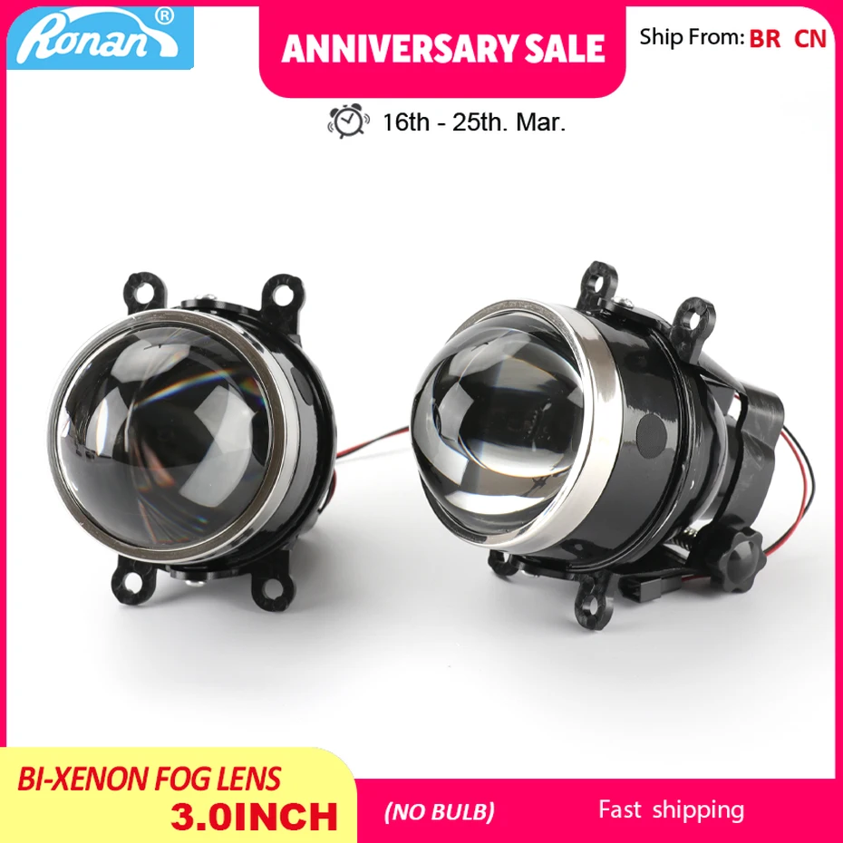 RONAN 3.0inch G2 Type Adjustment Bracket HD Glass Blue Film Bi Xenon Fog Light Projector Lens D2S D2H H11 Lamps Retrofit Styling
RONAN 3.0inch G2 Type Adjustment Bracket HD Glass Blue Film Bi Xenon Fog Light Projector Lens D2S D2H H11 Lamps Retrofit Styling