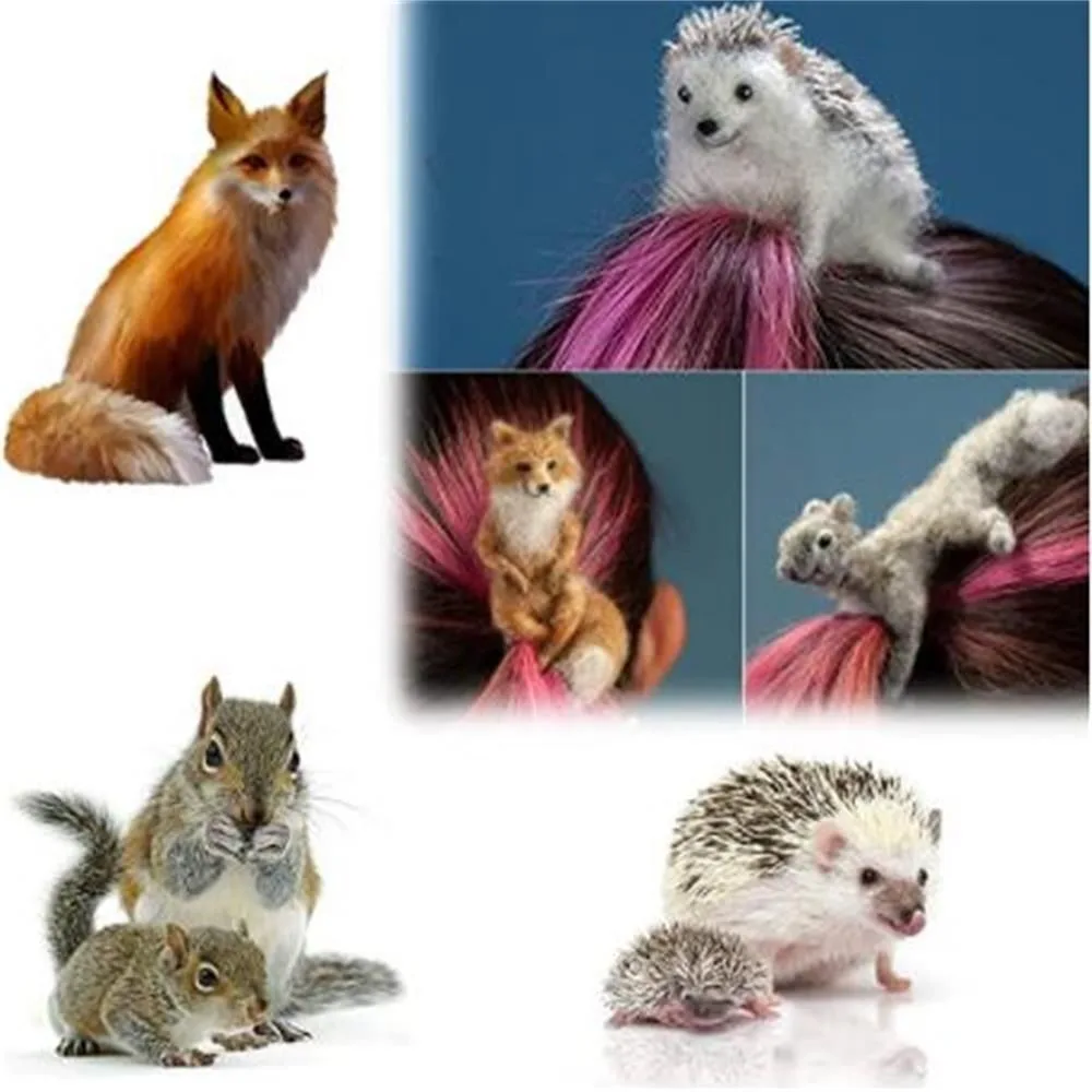 High Quality Fashion Accessories Felted Animal Hairpin New Creative Animal Pattern Hair Jewelry Plush Bear Hair Rope Party
High Quality Fashion Accessories Felted Animal Hairpin New Creative Animal Pattern Hair Jewelry Plush Bear Hair Rope Party
