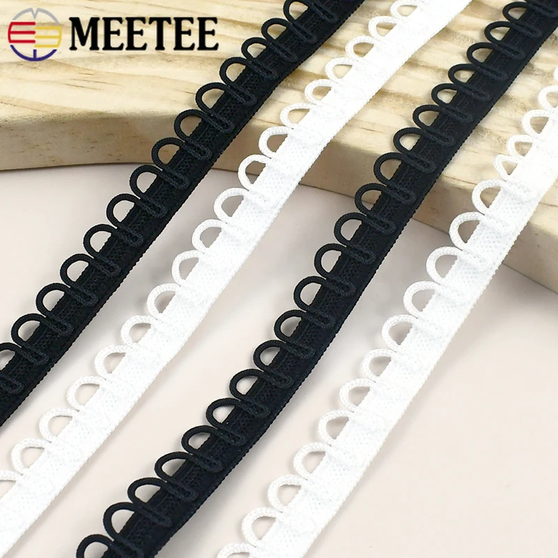2/5/10M 15mm Nylon Elastic Band U-shape Loop Trim Collar Button Dress Bra Strap Lace Ribbon Bands DIY Garment Sewing Accessories
2/5/10M 15mm Nylon Elastic Band U-shape Loop Trim Collar Button Dress Bra Strap Lace Ribbon Bands DIY Garment Sewing Accessories