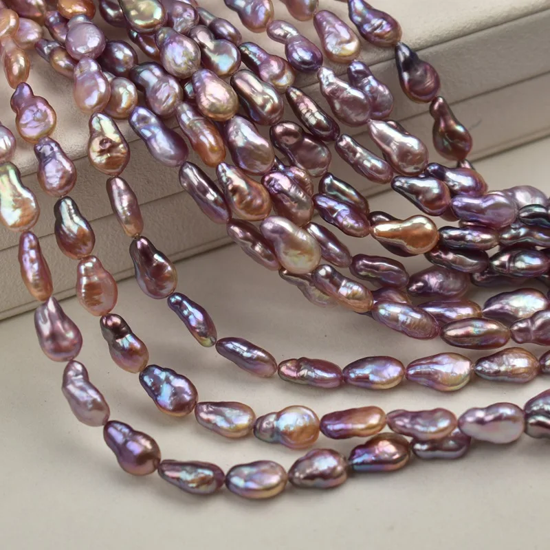 1 string Purple Baroque Pearls 8-12mm 39cm Freshwater Pearls Loose Beads for Making DIY Jewelry Necklace Bracelet Accessories
1 string Purple Baroque Pearls 8-12mm 39cm Freshwater Pearls Loose Beads for Making DIY Jewelry Necklace Bracelet Accessories