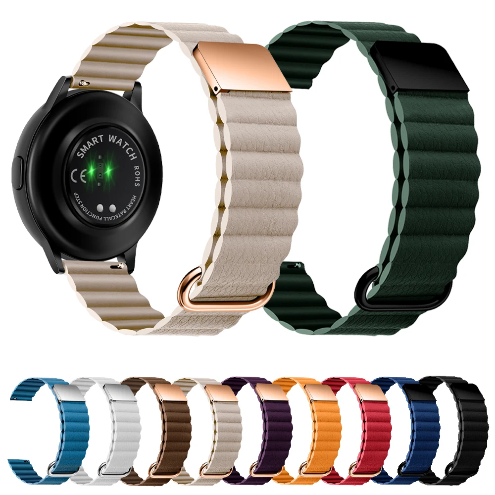 Leather Strap For Huami Amazfit GTR 3 Pro 2 2e 47mm 42mm Magnetic Loop Band Stratos GTS 2 Bip 20mm 22mm Stainless Steel Bracelet
Leather Strap For Huami Amazfit GTR 3 Pro 2 2e 47mm 42mm Magnetic Loop Band Stratos GTS 2 Bip 20mm 22mm Stainless Steel Bracelet