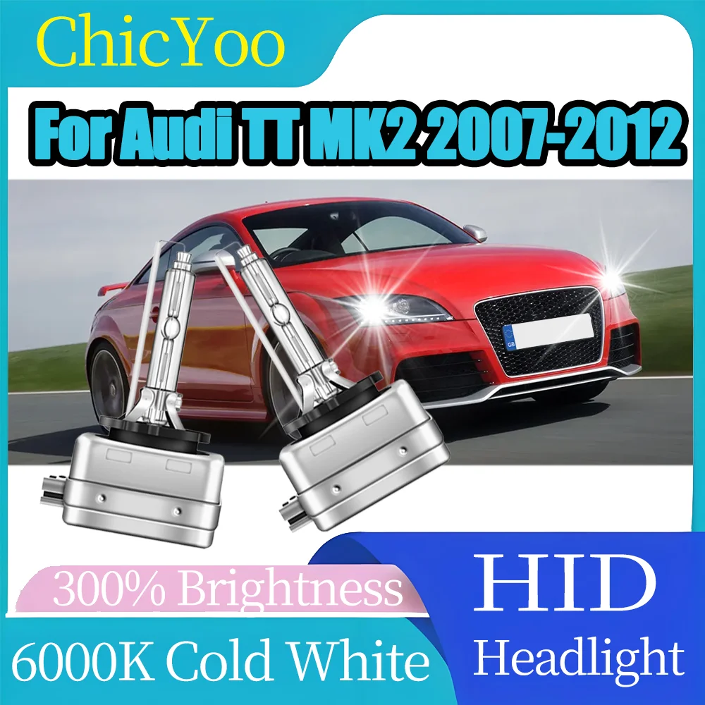 2PCS Auto Lights Headlight Xenon Lights 6000K White 20000LM High Power Turbo Lamps For Audi TT MK2 2007 2008 2009 2010 2011 2012
2PCS Auto Lights Headlight Xenon Lights 6000K White 20000LM High Power Turbo Lamps For Audi TT MK2 2007 2008 2009 2010 2011 2012