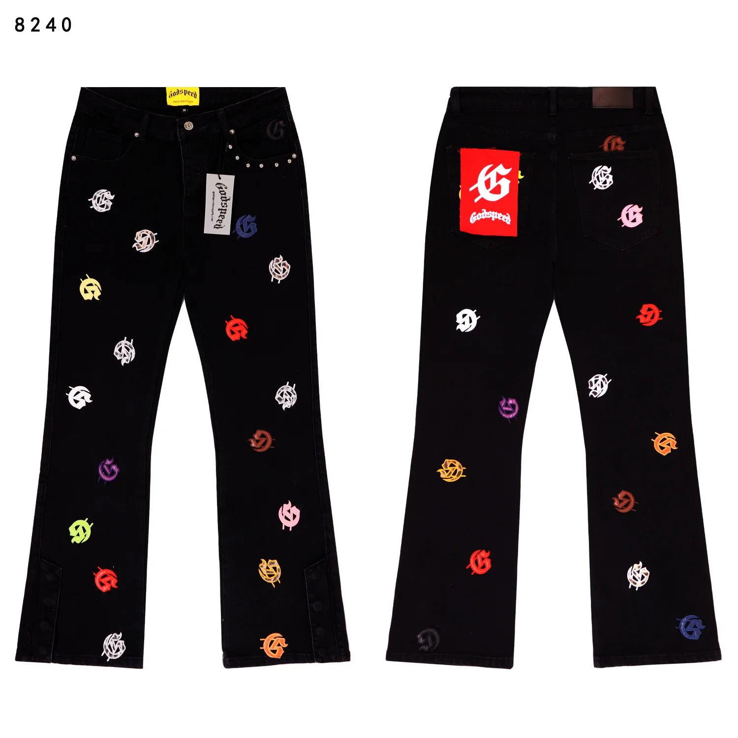 Джинсы Godspeed с вышивкой, прямые, с легким расклешением, повседневные, свободного кроя, для молодых мужчин, осенняя коллекция
Джинсы Godspeed с вышивкой, прямые, с легким расклешением, повседневные, свободного кроя, для молодых мужчин, осенняя коллекция