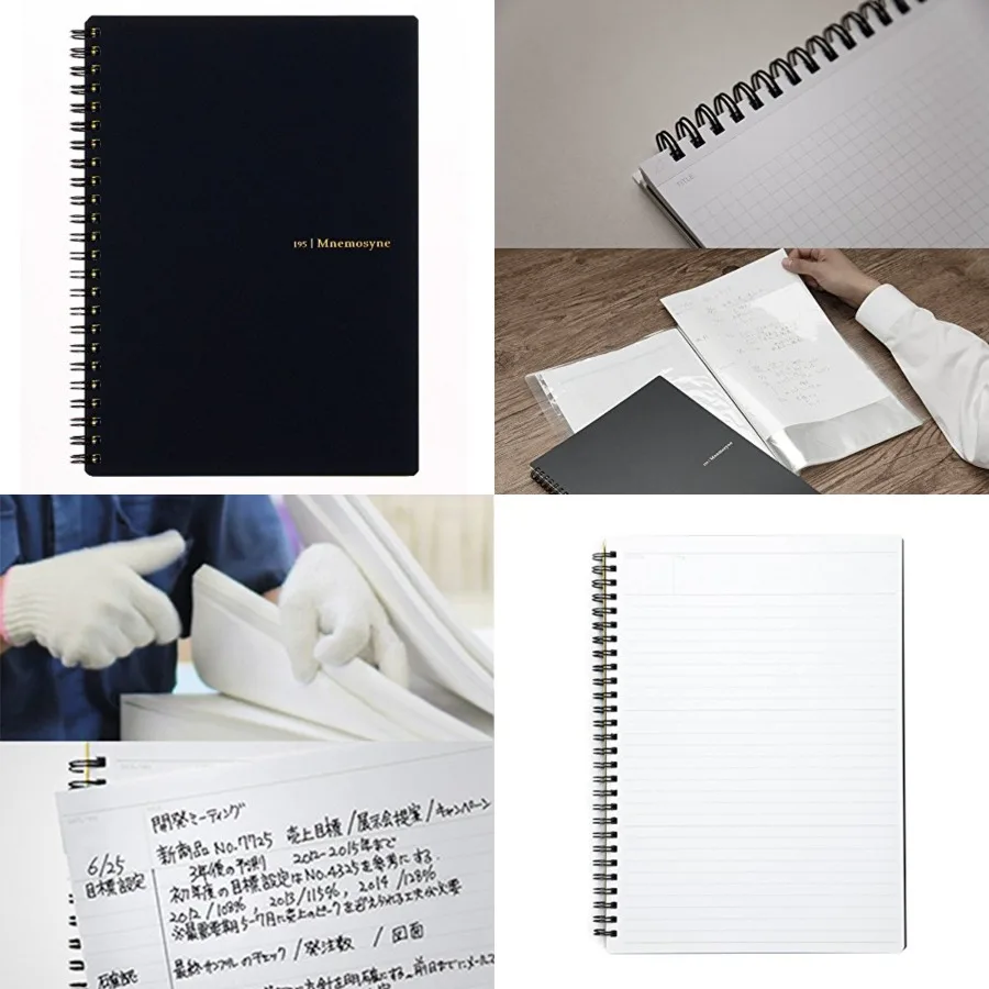 Mnemosyne Notebook- A5, 8.27 x 6.34, 80 Sheets/ 160 Pages, 5mm Dotted Journal, Perforated Pages Wire-Bound to Lay Flat, Black,
Mnemosyne Notebook- A5, 8.27 x 6.34, 80 Sheets/ 160 Pages, 5mm Dotted Journal, Perforated Pages Wire-Bound to Lay Flat, Black,