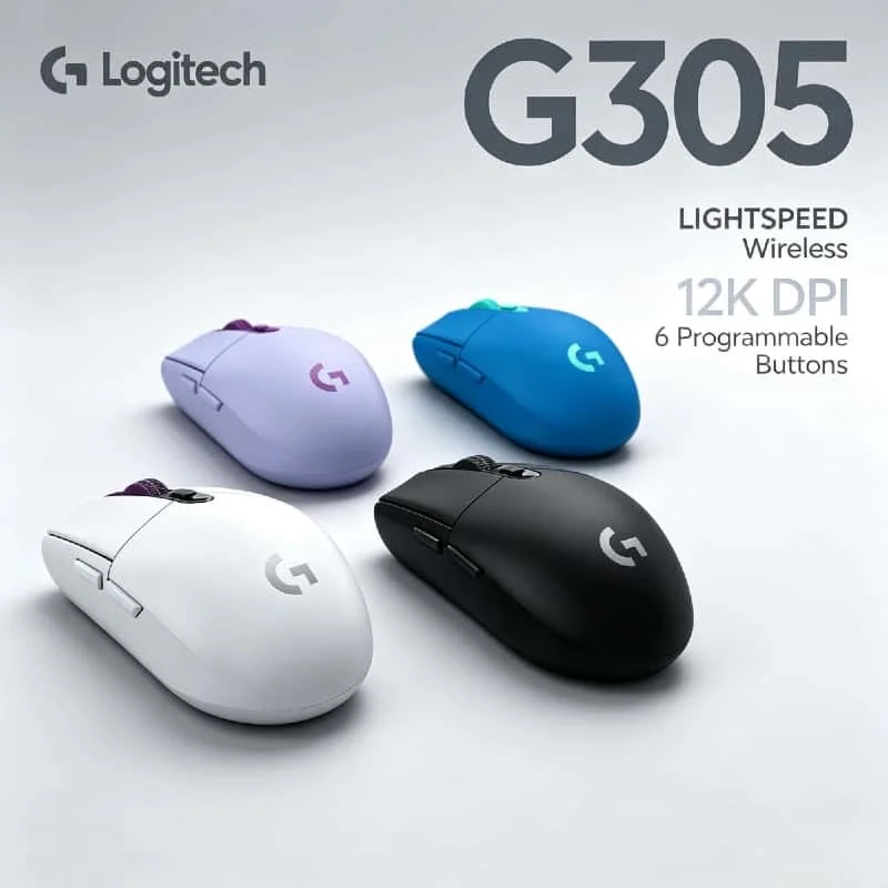 Logitech G305 LIGHTSPEED Wireless Gaming Mouse HERO 12000 DPI 6 Programmable Buttons 250h Battery for PC Gamer High Speed
Logitech G305 LIGHTSPEED Wireless Gaming Mouse HERO 12000 DPI 6 Programmable Buttons 250h Battery for PC Gamer High Speed