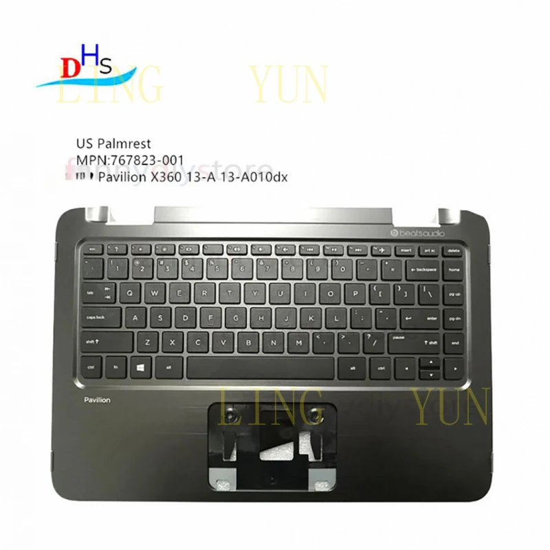 Z 767823-001 Новый чехол-подставка для рук с клавиатурой для HP Pavilion X360 13-A 13-A010 US
Z 767823-001 Новый чехол-подставка для рук с клавиатурой для HP Pavilion X360 13-A 13-A010 US