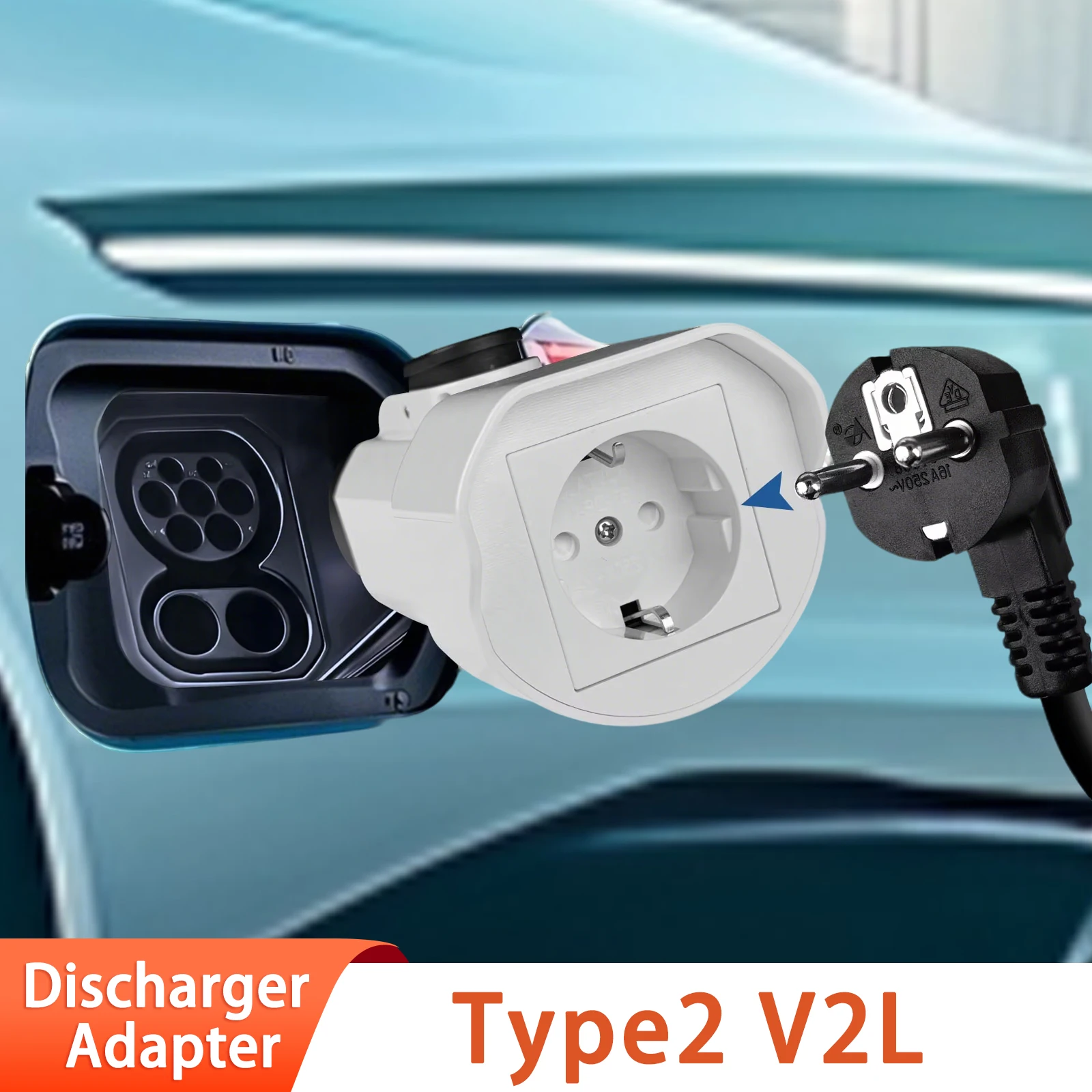 For Type2 V2L Car Discharge EV 16A Adapter Support LEAPMOTOR Omoda 9SHS Zeekr Jaecoo 7 PHEV Discharge V2L Vehicle to Load Type 2
For Type2 V2L Car Discharge EV 16A Adapter Support LEAPMOTOR Omoda 9SHS Zeekr Jaecoo 7 PHEV Discharge V2L Vehicle to Load Type 2