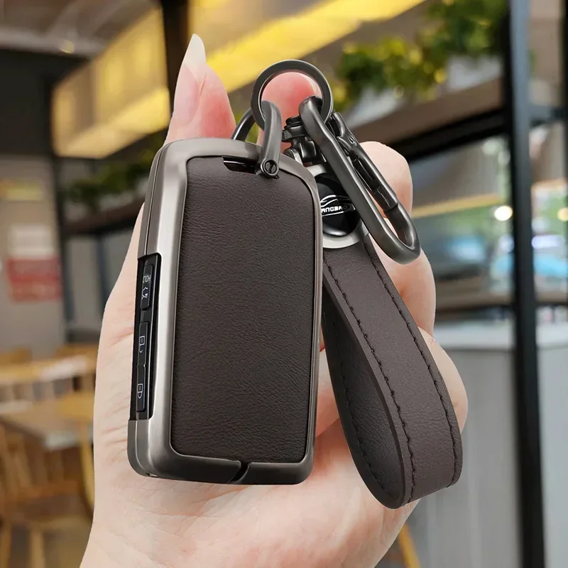 Zinc Alloy +Leather Car Key Case Cover For Mazda 3 Axela BP CX-30 DM CX4 CX5 CX 5 CX-5 CX8 CX9 CX4 2019 2020 2021 2022 2023 2024
Zinc Alloy +Leather Car Key Case Cover For Mazda 3 Axela BP CX-30 DM CX4 CX5 CX 5 CX-5 CX8 CX9 CX4 2019 2020 2021 2022 2023 2024