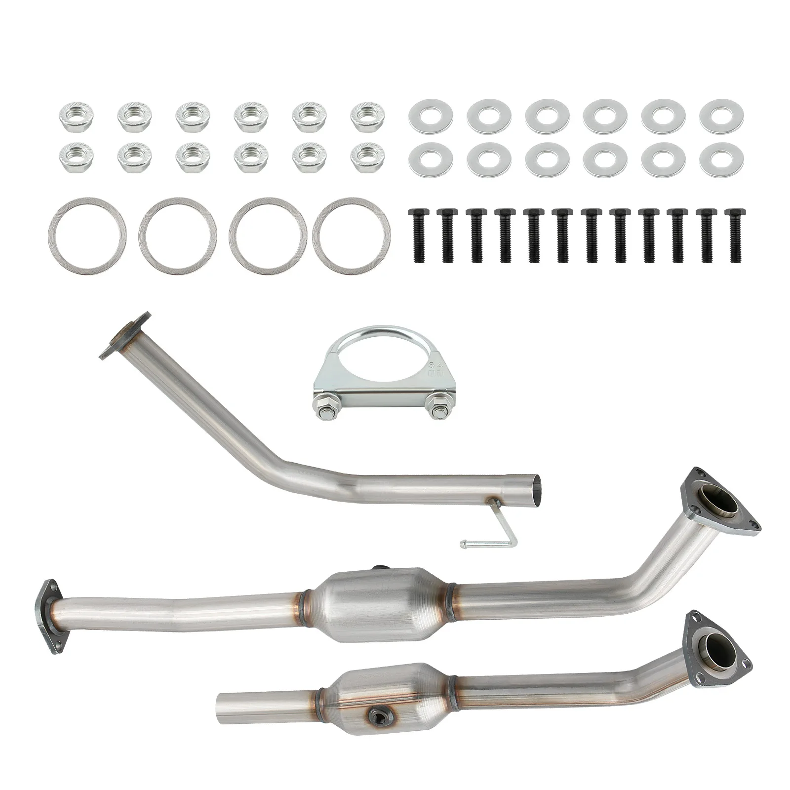 Exhaust Catalyst Converter For Toyota Sequoia 4.7L 2005-2007 Bank 1 & Bank 2 55613 54841
Exhaust Catalyst Converter For Toyota Sequoia 4.7L 2005-2007 Bank 1 & Bank 2 55613 54841