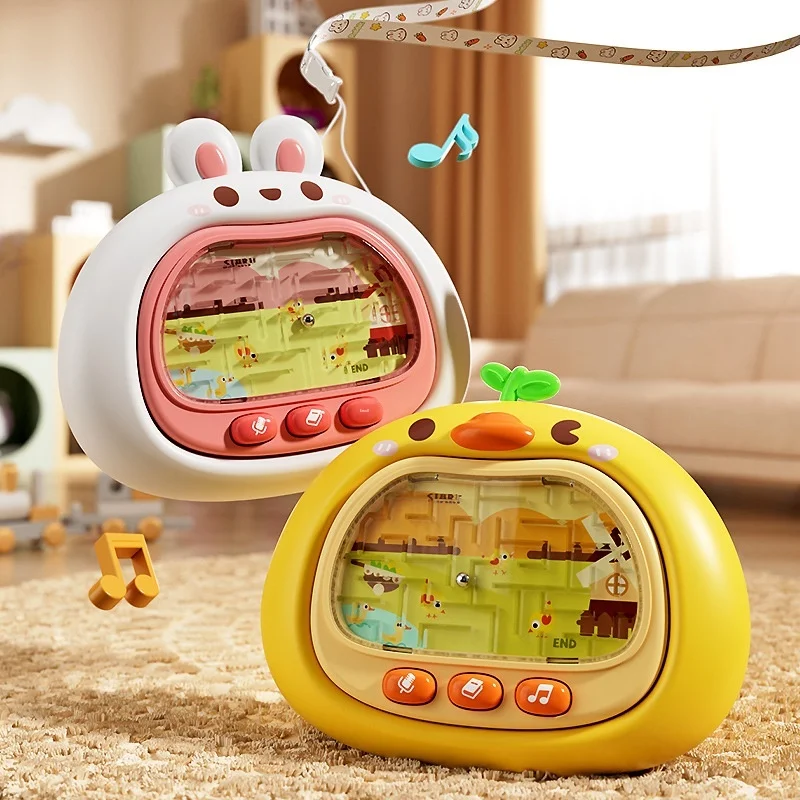 Handheld Maze Balance Ball Early Education Story Machine, Rhyme Record & Play, Baby Bedtime Educational Soothing Toy
Handheld Maze Balance Ball Early Education Story Machine, Rhyme Record & Play, Baby Bedtime Educational Soothing Toy