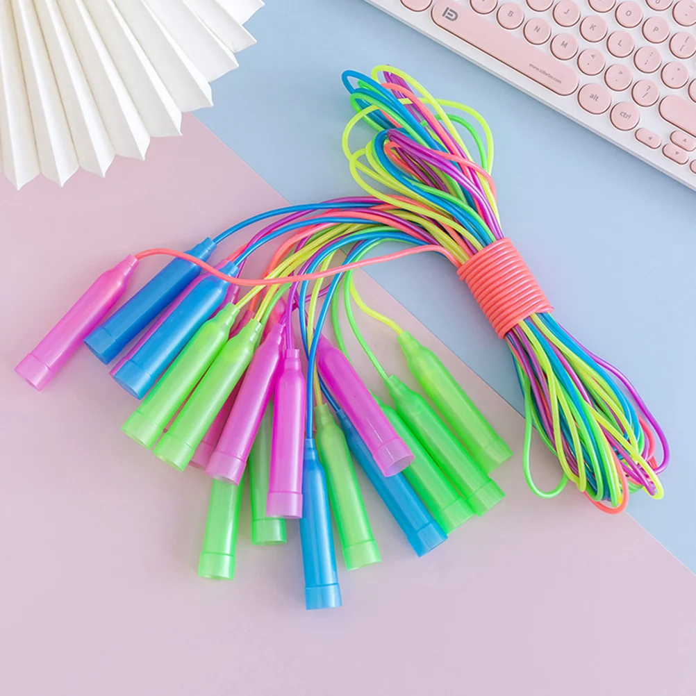 8 Pcs Colorful Plastic Skipping Rope Sleek Handle Design Ropes Exercise Equipment Jump Toys for Kids Children Abs
8 Pcs Colorful Plastic Skipping Rope Sleek Handle Design Ropes Exercise Equipment Jump Toys for Kids Children Abs