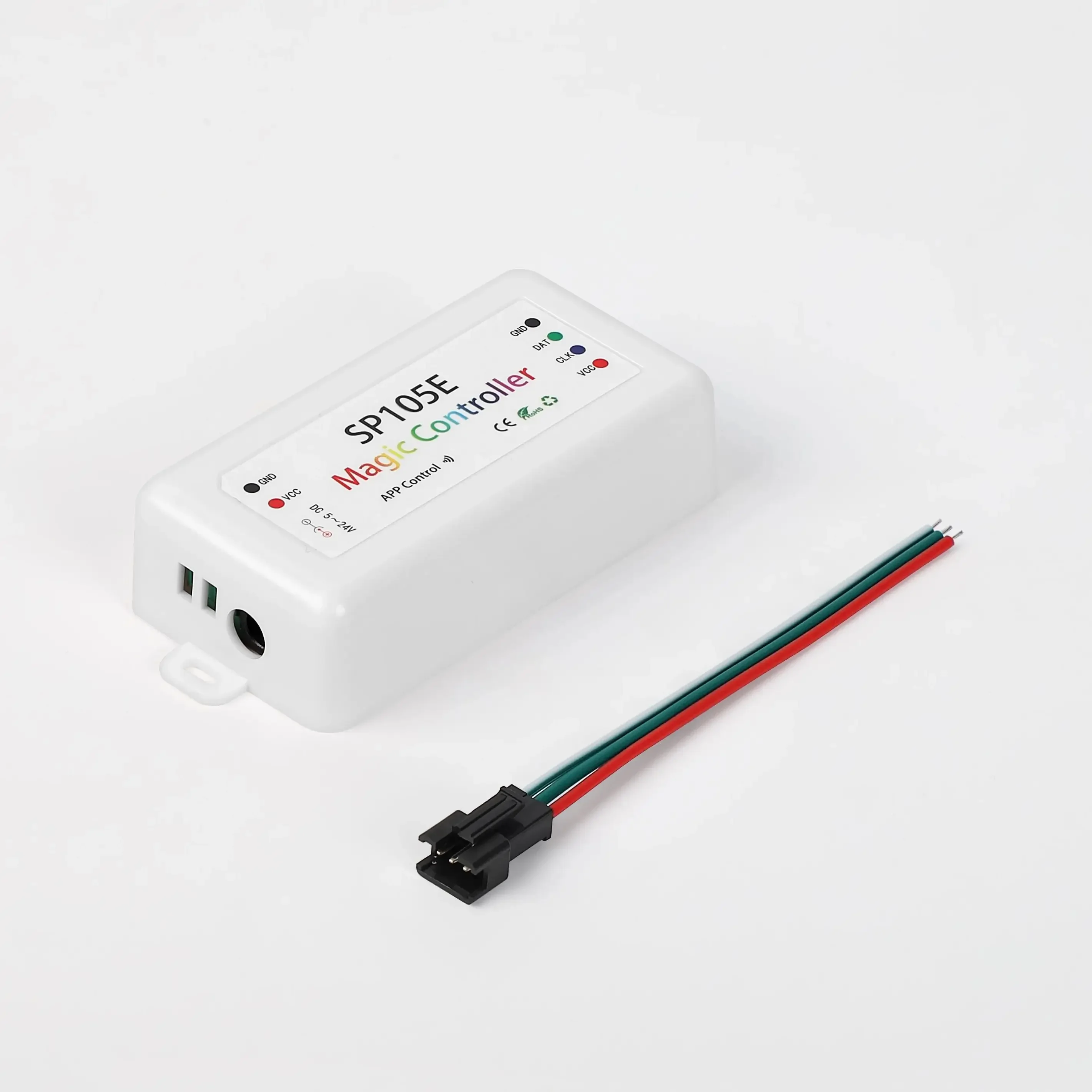 Контроллер освещения DC5V-24V SP105E с 2048 пикселями. WS2811, WS2812B, SK6812 Светодиодные фонари RGB/RGBW поддерживают подключение Bluetooth
Контроллер освещения DC5V-24V SP105E с 2048 пикселями. WS2811, WS2812B, SK6812 Светодиодные фонари RGB/RGBW поддерживают подключение Bluetooth