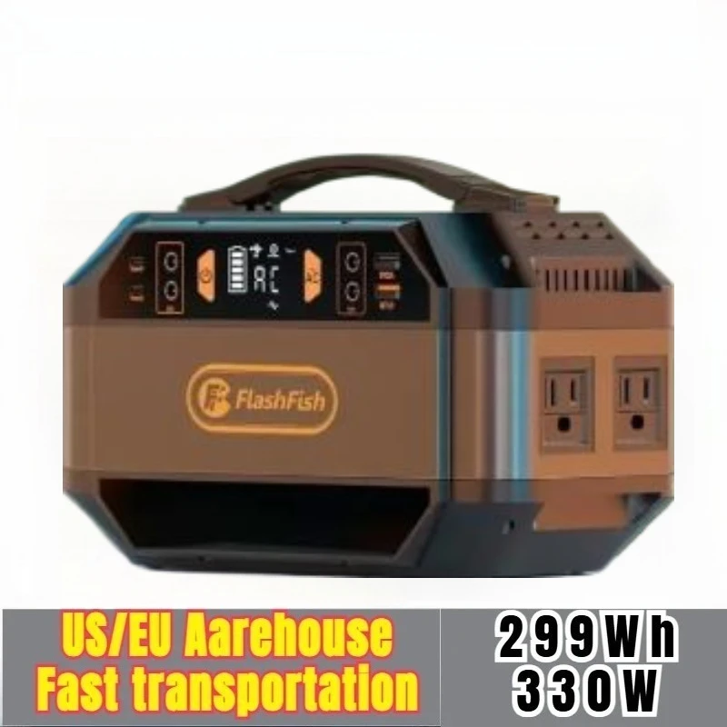 299Wh 330W AC Outlets Li-ion Battery Backup Power For Home Outdoor P56 110V/230V Portable Power Station Camping Solar Generator 
299Wh 330W AC Outlets Li-ion Battery Backup Power For Home Outdoor P56 110V/230V Portable Power Station Camping Solar Generator