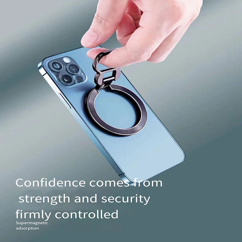 Strong Magnetic Mobile Phone Finger Ring Holder Accessories Magnet Foldable Cellphone Stand Support For iPhone MagSafe Samsung
Strong Magnetic Mobile Phone Finger Ring Holder Accessories Magnet Foldable Cellphone Stand Support For iPhone MagSafe Samsung