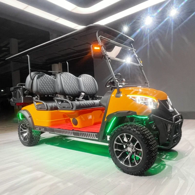 China Best 72V Lead-Acid Battery Lithium Battery Optional Powered Golf Buggy Electric Golf Cart Bumper 14-Inch Off-Road Tires
China Best 72V Lead-Acid Battery Lithium Battery Optional Powered Golf Buggy Electric Golf Cart Bumper 14-Inch Off-Road Tires