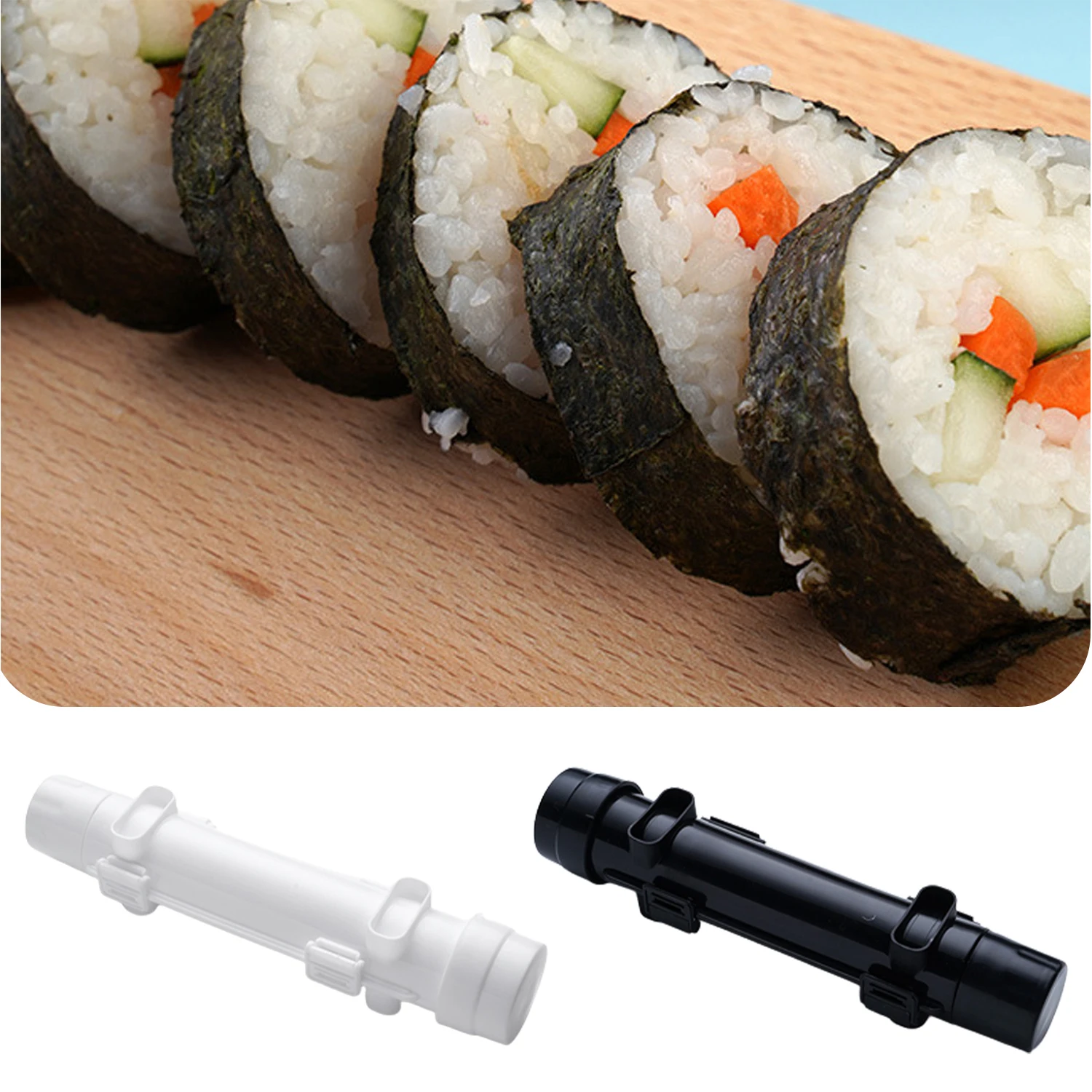 Sushi Model, Upgrade Sushi Roller Mold Food Grade Plastic, Sushi Maker Rice Vegetable Meat Diy Sushi Making Kit
Sushi Model, Upgrade Sushi Roller Mold Food Grade Plastic, Sushi Maker Rice Vegetable Meat Diy Sushi Making Kit