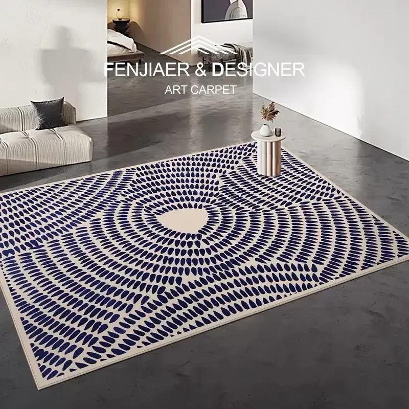 Плюшевый коврик в синий горошек для гостиной, спальни под журнальным столиком, нескользящий напольный коврик, современный большой
Плюшевый коврик в синий горошек для гостиной, спальни под журнальным столиком, нескользящий напольный коврик, современный большой