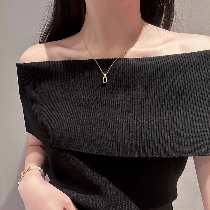New Early Autumn Color Stripe Knitted Short Sleeve Shoulder Bared One Shoulder Top Women's Commute Style Regular Fit
New Early Autumn Color Stripe Knitted Short Sleeve Shoulder Bared One Shoulder Top Women's Commute Style Regular Fit