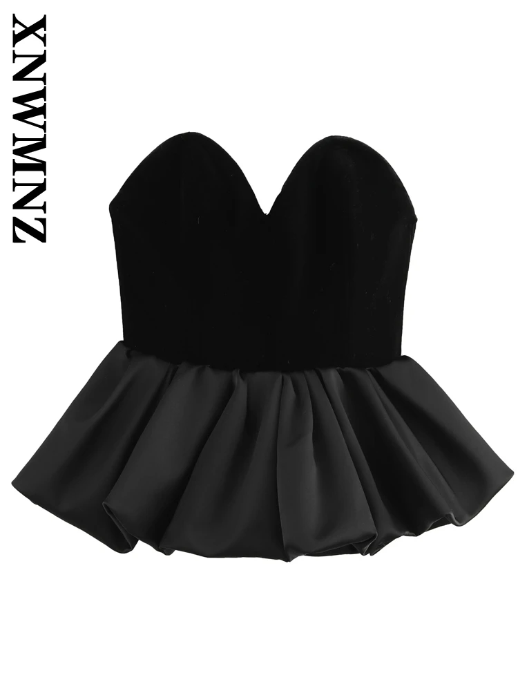 XNWMNZ 2024 Autumn Woman Fashion Short Velvet Vest Hipster Female Sleeveless V-Collar Top Regular Fit zipper Blouses Pullover
XNWMNZ 2024 Autumn Woman Fashion Short Velvet Vest Hipster Female Sleeveless V-Collar Top Regular Fit zipper Blouses Pullover